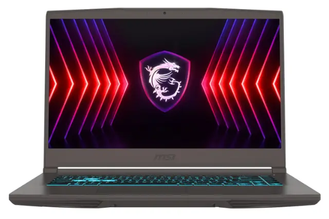 لپ تاپ ام اس آی MSI Thin 15 B13U نمای جلو