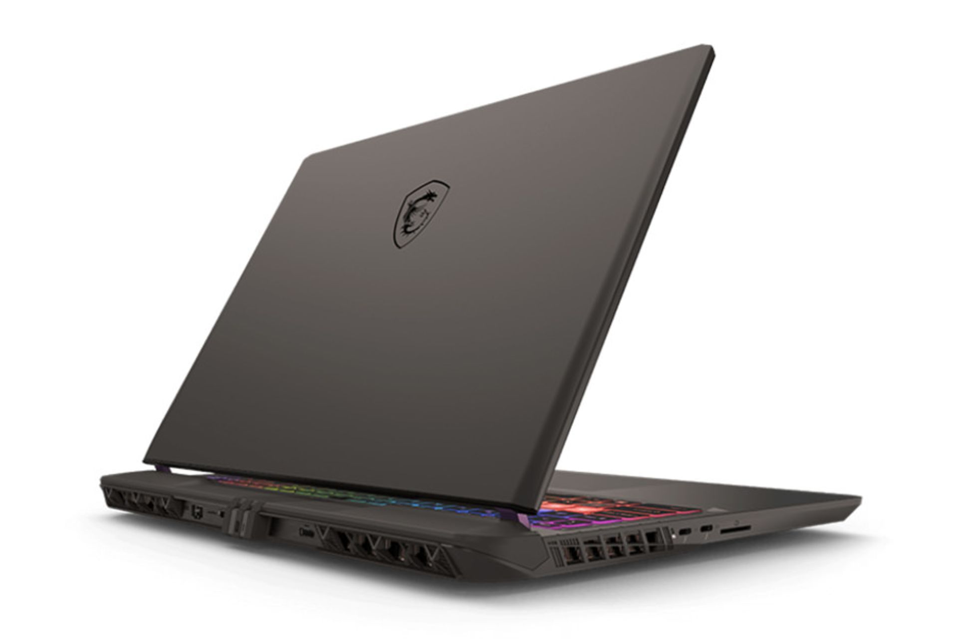 مرجع متخصصين ايران لپ تاپ ام اس آي MSI Vector 16 HX AI A2XW نماي پشت و چپ
