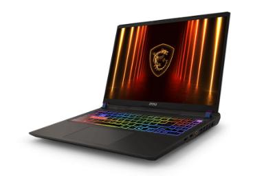 لپ تاپ ام اس آی MSI Vector 16 HX AI A2XW نمای جلو و راست