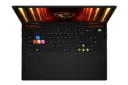 لپ تاپ ام اس آی MSI Raider A18 HX A9W نمای بالا و کیبورد