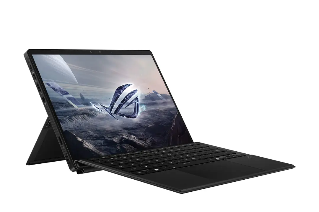 لپ تاپ ایسوس ASUS ROG Flow Z13 GZ302 2025 نمای جلو و چپ