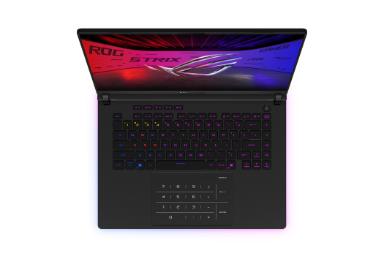 لپ تاپ ایسوس ASUS ROG Strix SCAR 16 G635 2025 نمای بالا و کیبورد