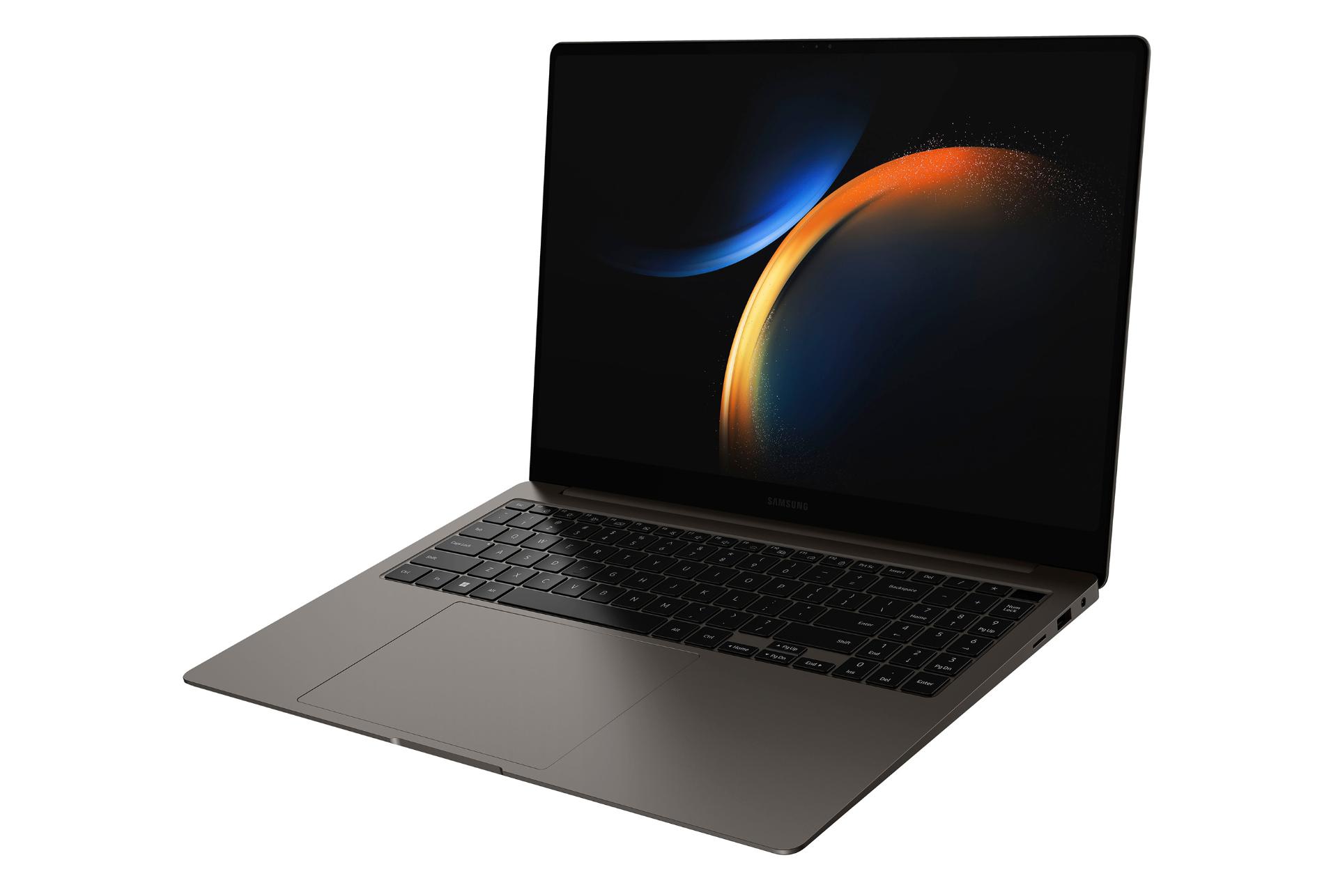 لپ تاپ سامسونگ گلکسی بوک Samsung Galaxy Book3 Ultra نمای راست و درگاه ها