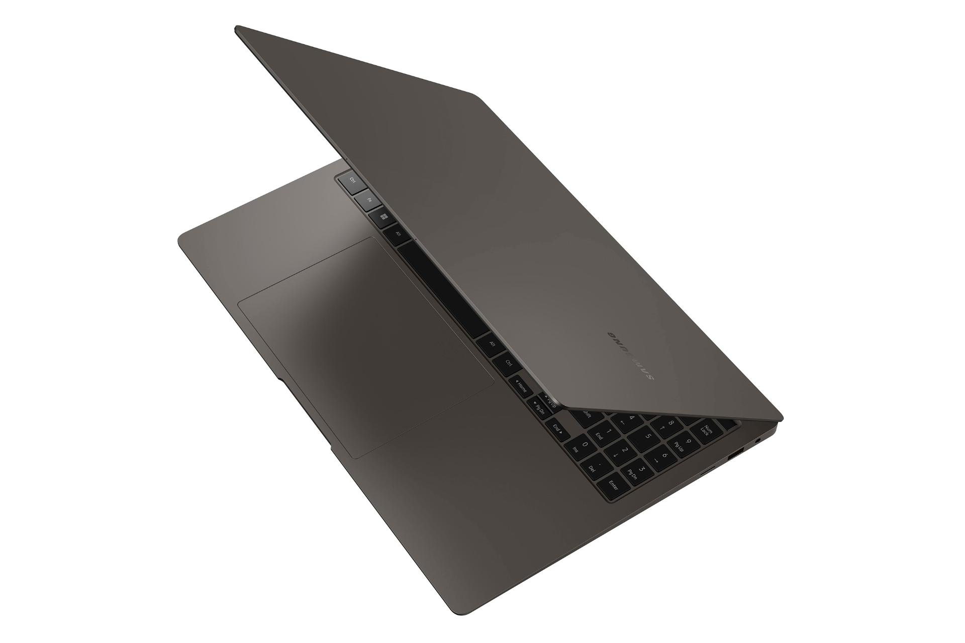 لپ تاپ سامسونگ گلکسی بوک Samsung Galaxy Book3 Ultra نمای بالا نیم بسته شده