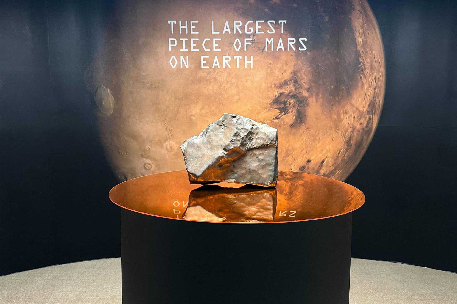 پنج میلیون دلار برای تکه‌ای از سیاره سرخ؛ بزرگ‌ترین شهاب سنگ مریخی در حراجی فروخته شد