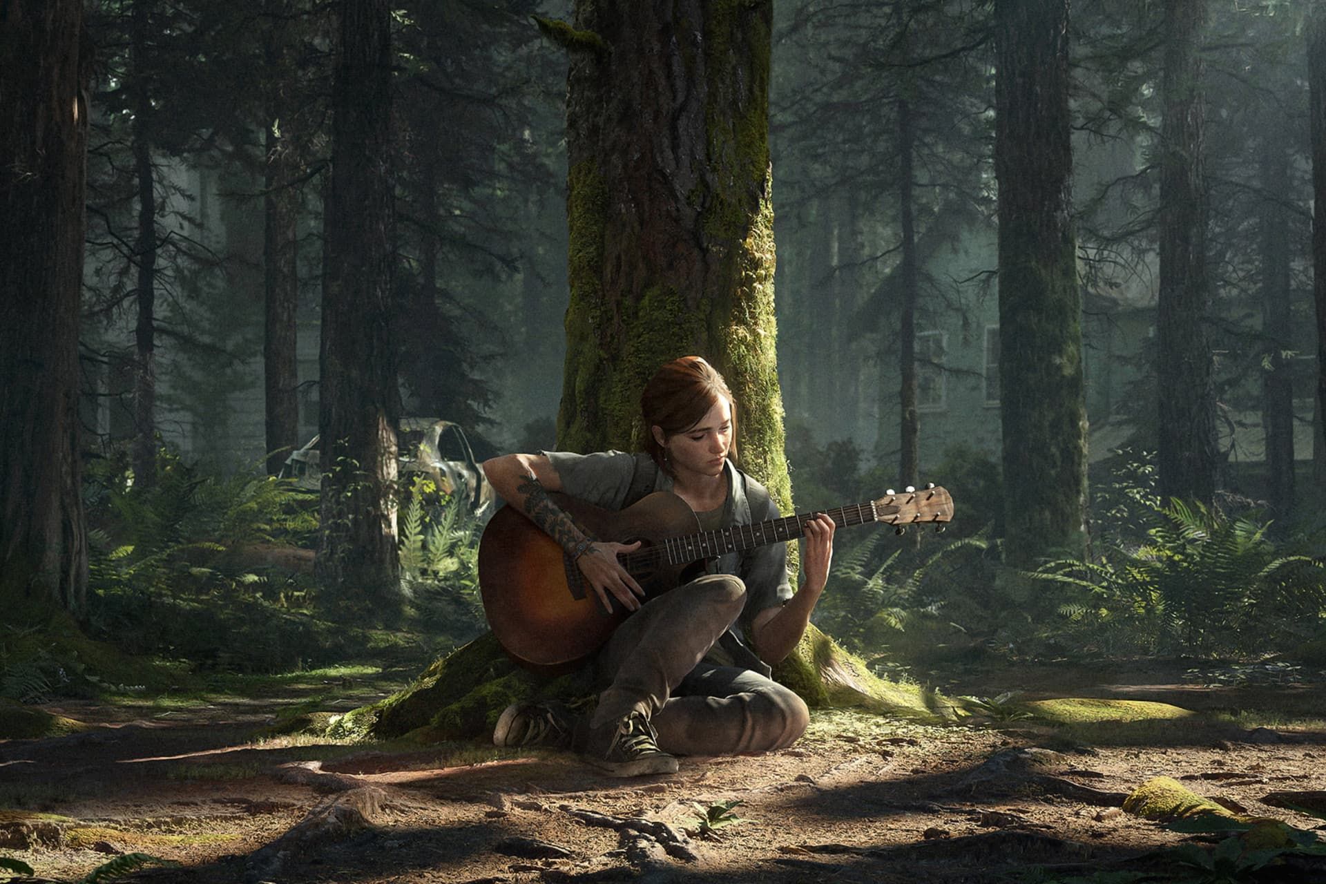 نمایی از شخصیت Ellie در بازی  The Last of Us 2