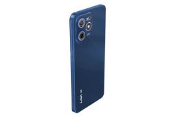 پنل پشت و چینش دوربین گوشی موبایل لاوا Lava Bold N1 5G آبی تیره