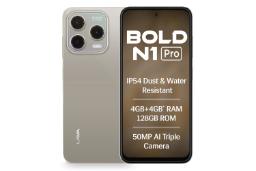 پنل جلو و پشت گوشی موبایل Bold N1 پرو لاوا طلایی / Lava Bold N1 Pro
