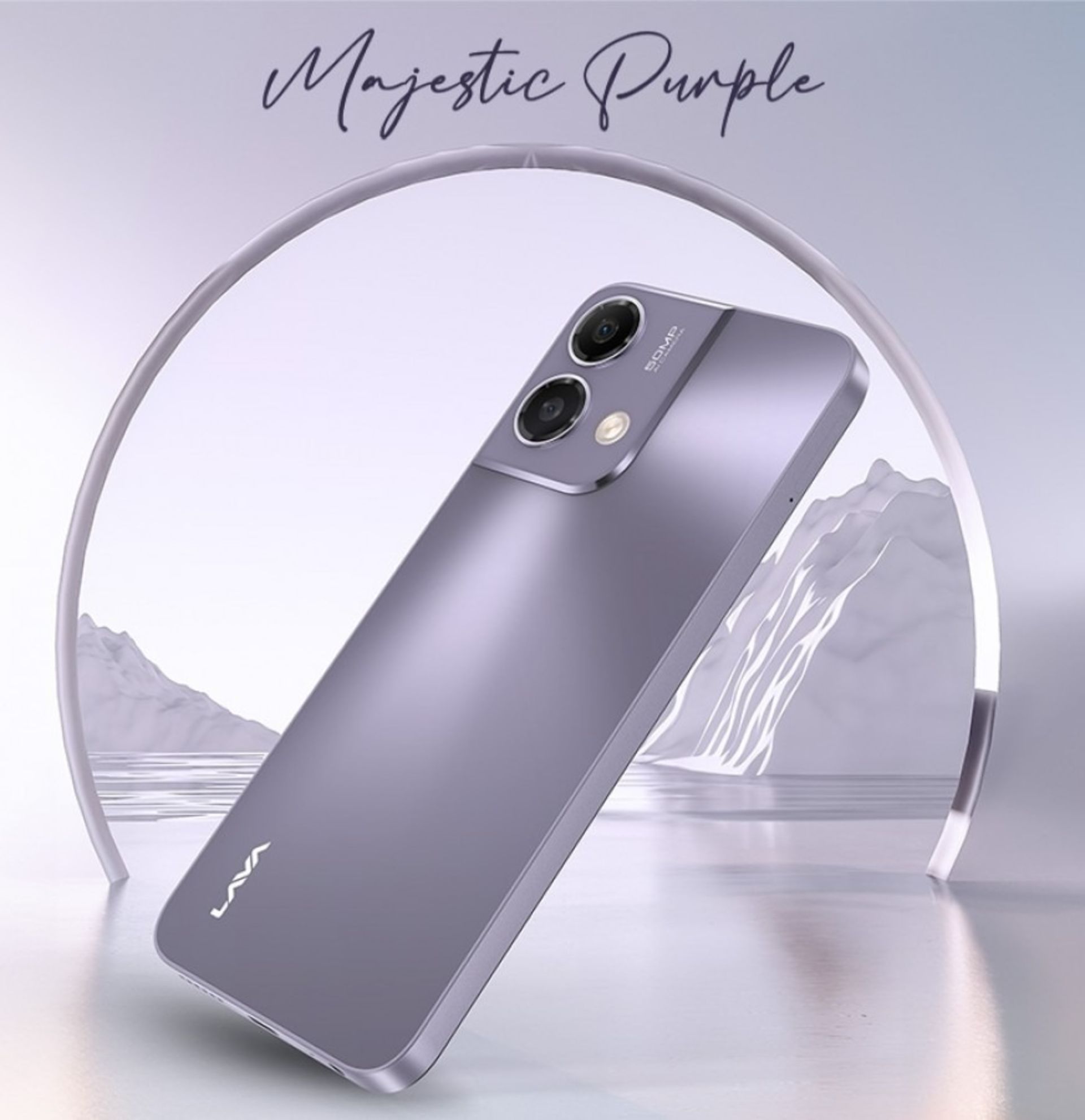 پنل پشتی گوشی لاوا O2 رنگ ارغوانی