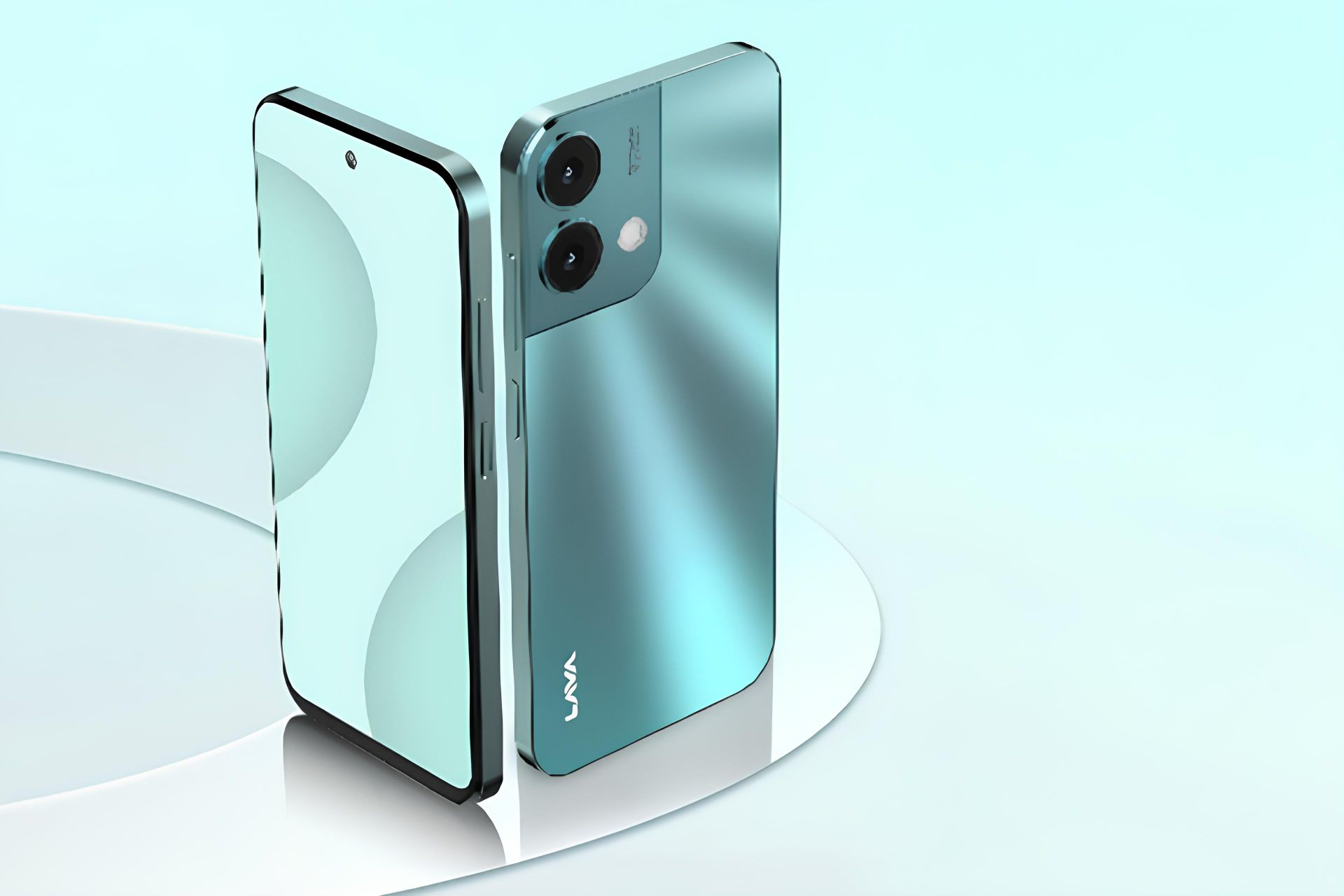 پنل پشتی و جلویی گوشی لاوا O2 رنگ سبز