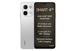 گوشی موبایل اسمارت 4 پلاس لاوا نقره ای / Lava Smart 4 Plus