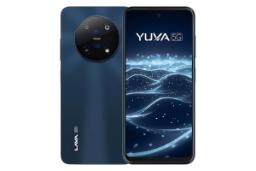 پنل جلو و پشت گوشی موبایل لاوا Lava Yuva 5G آبی