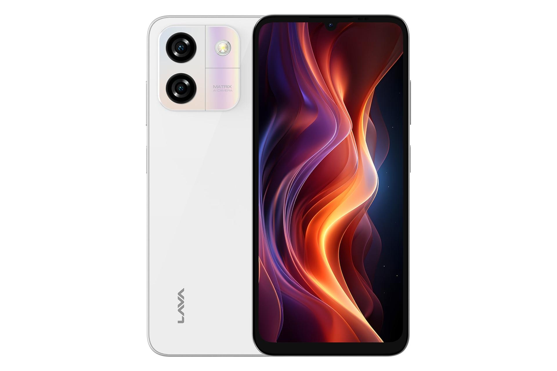 پنل جلو و پشت گوشی موبایل لاوا Lava Yuva Smart سفید