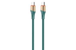 کابل شارژ USB الدینیو Type-C به Type-C مدل LC631C با طول 1 متر سبز