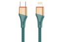 کابل شارژ USB الدینیو Type-C به Lightning مدل LC631i با طول 1 متر سبز