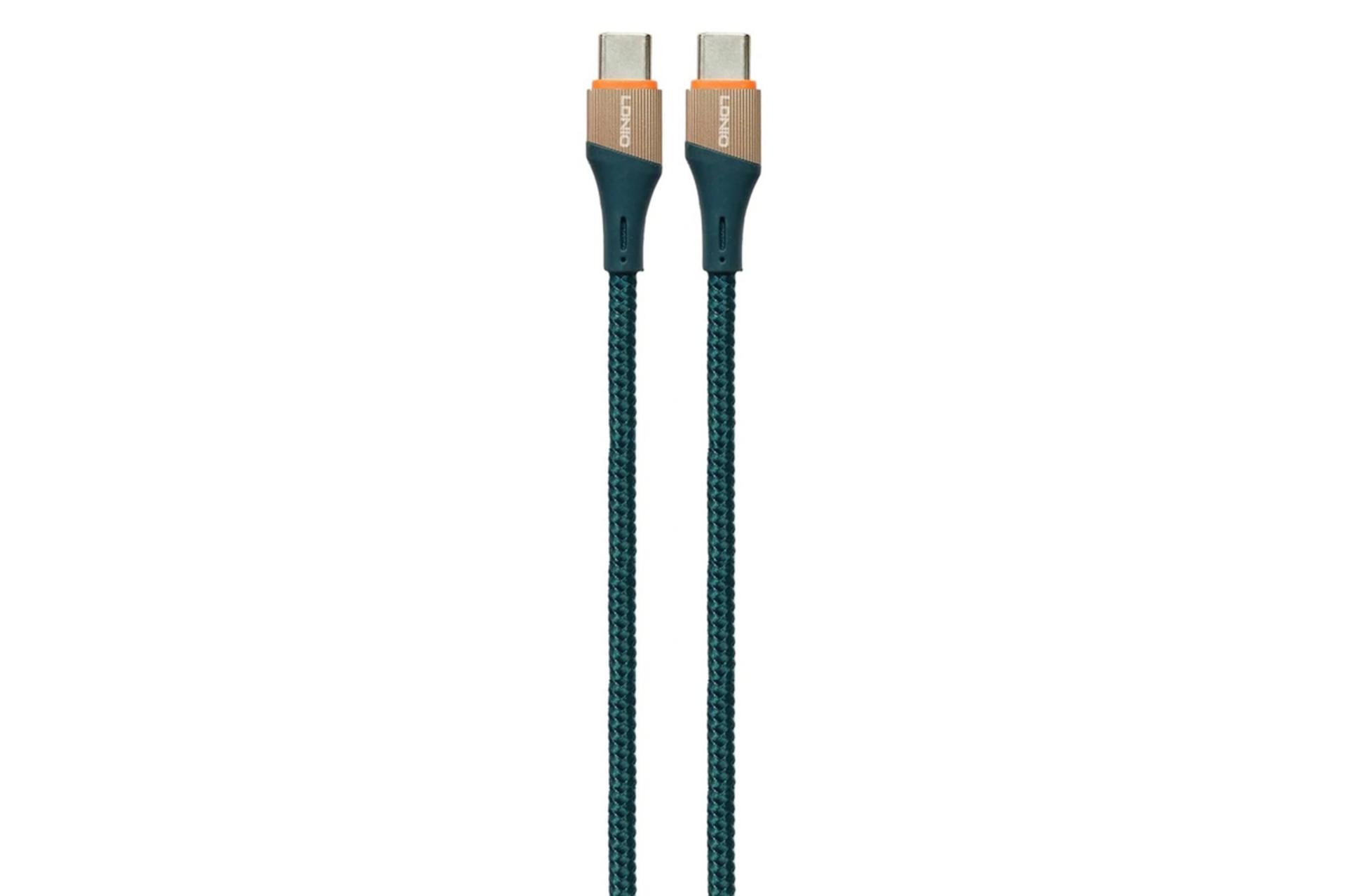 کابل شارژ USB الدینیو Type-C به Type-C مدل LC632 C-C15 با طول 2 متر