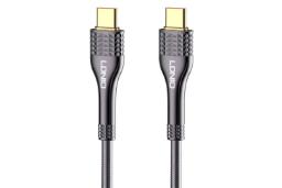 کابل شارژ USB الدینیو Type-C به Type-C مدل LC651C با طول 1 متر خاکستری