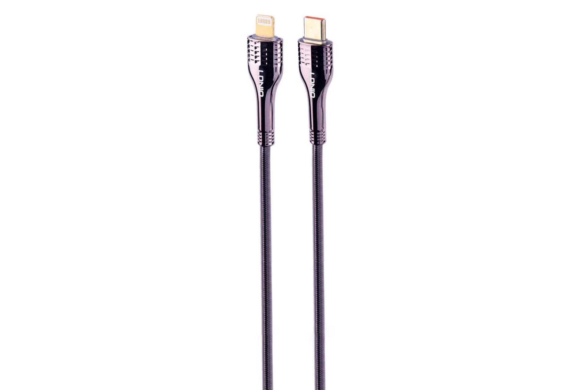 کابل شارژ USB الدینیو Type-C به Lightning مدل LC651i با طول 1 متر