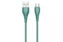 کابل شارژ USB الدینیو Type-A به Type-C مدل LS611 با طول 1 متر رنگ سبز