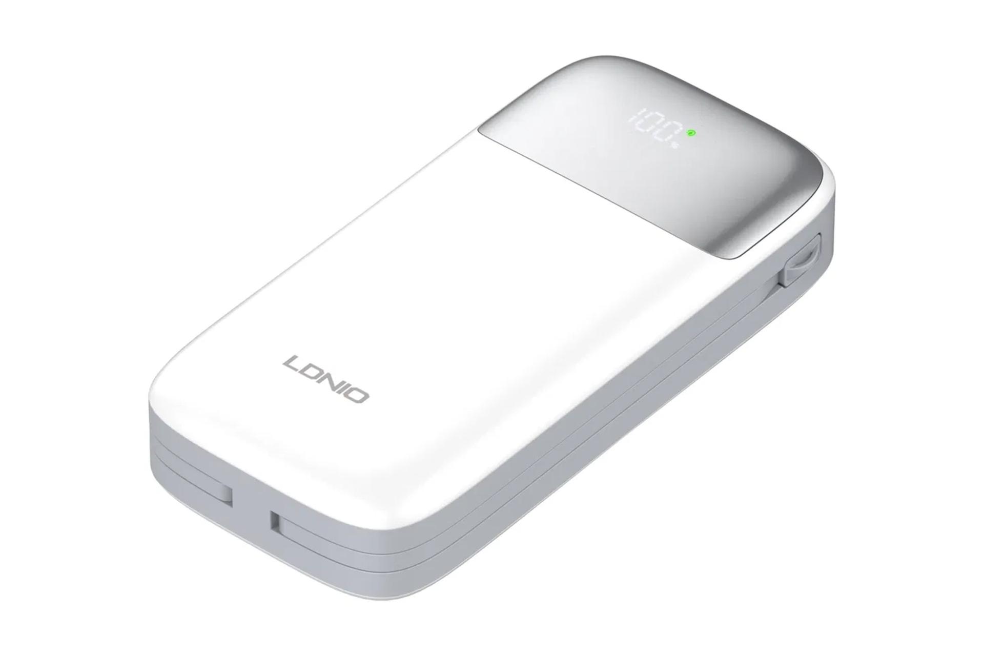 پاور بانک الدینیو LDNIO PQ20 20000mAh از نمای کناری
