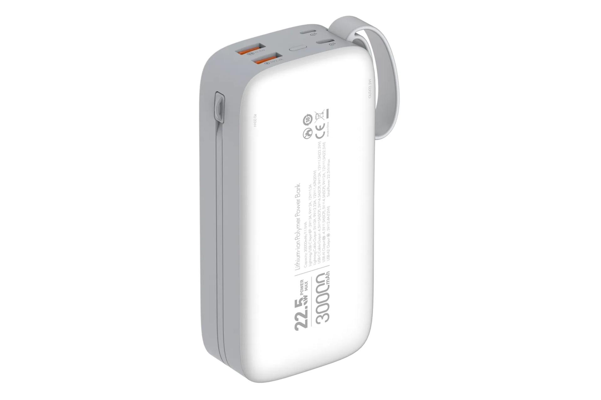 اتصالات پاور بانک الدینیو LDNIO PQ30 30000mAh