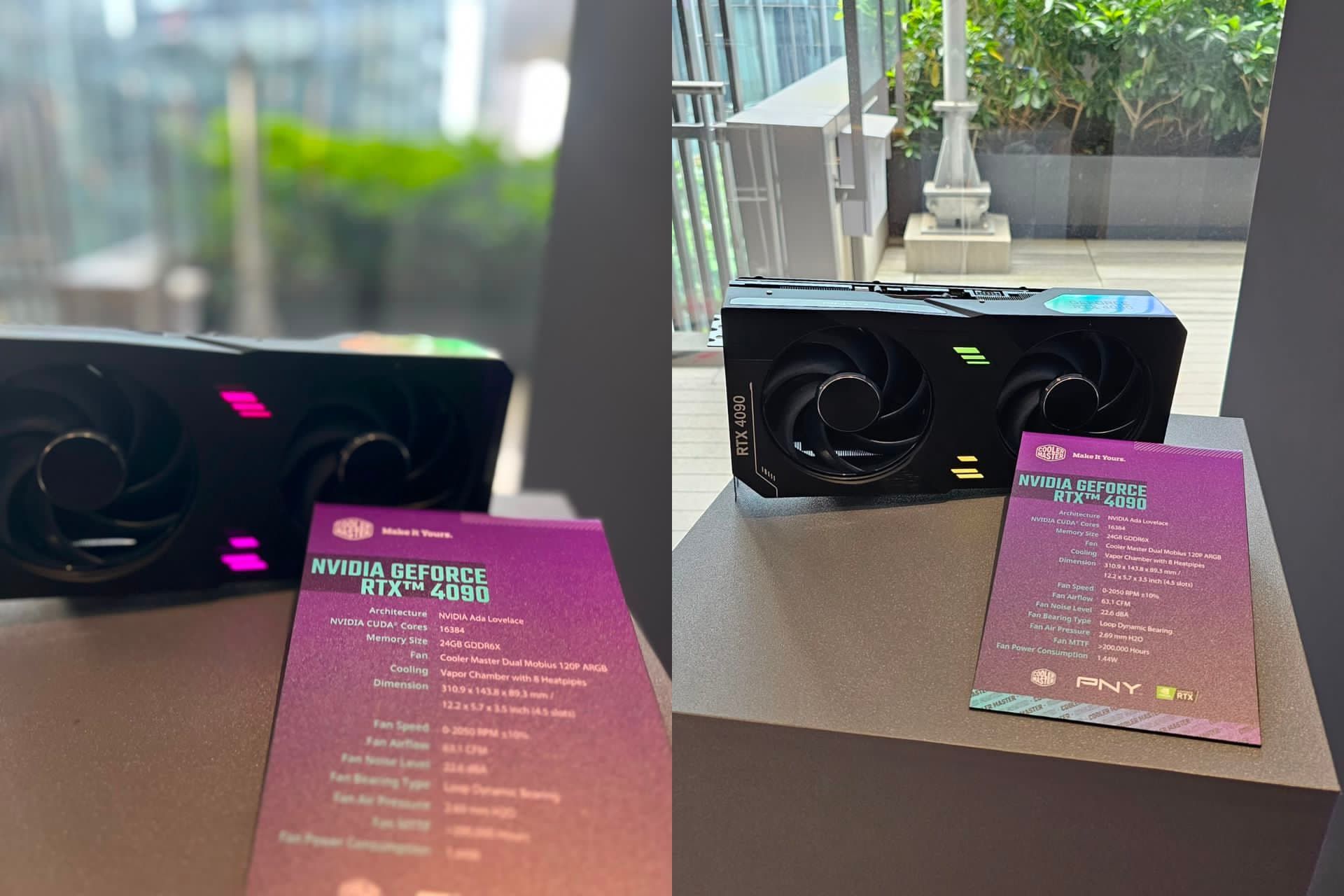 کارت گرافیک PNY RTX 4090 از نمای نزدیک