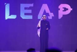 عبدالله السواحه وزیر ارتباطات عربستان در کنفرانس LEAP