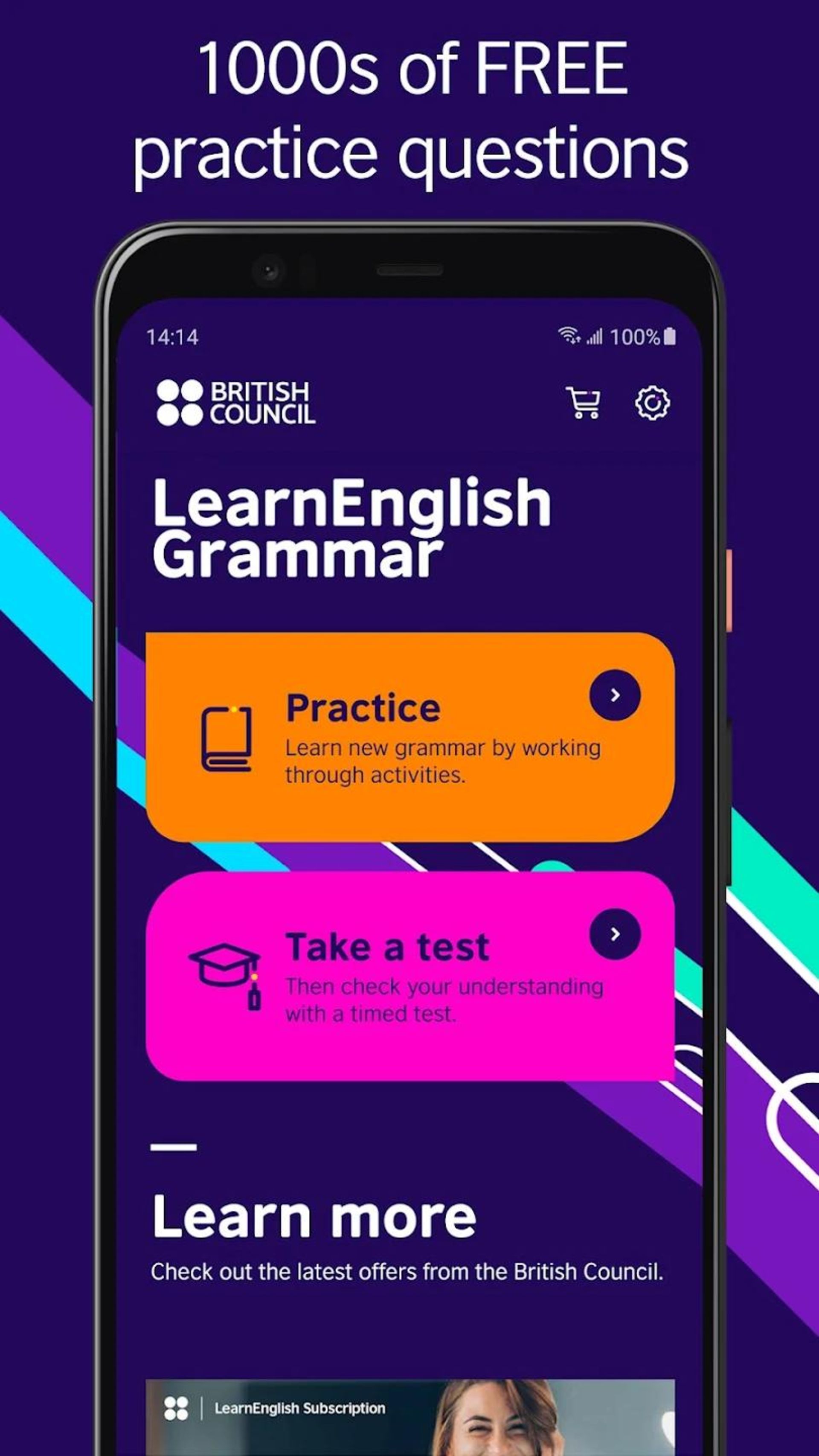برنامه LearnEnglish Grammar