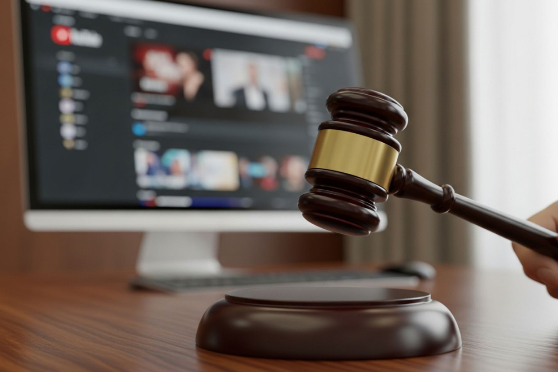 چکش عدالت و توقف برنامه غیراخلاقی اینترنتی