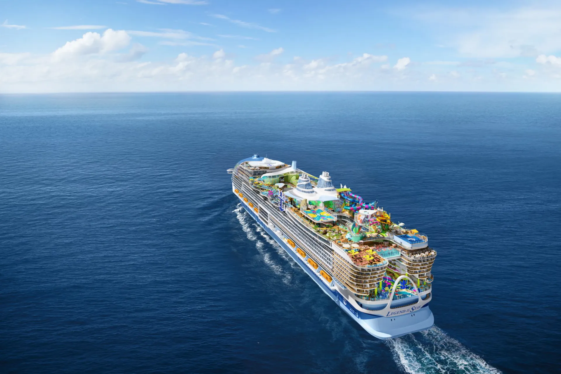 رندر کشتی افسانه دریاها Legend of the Seas