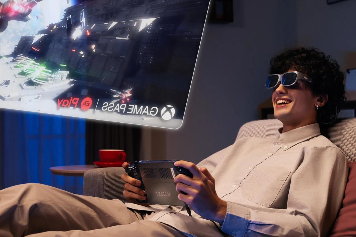 با عینک لنوو Legion، درهر مکانی از بازی روی نمایشگر بزرگ مجازی لذت ببرید