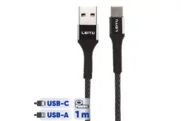 کابل شارژ لیتو LEITU LD-9 Type-A to Type-C 1m