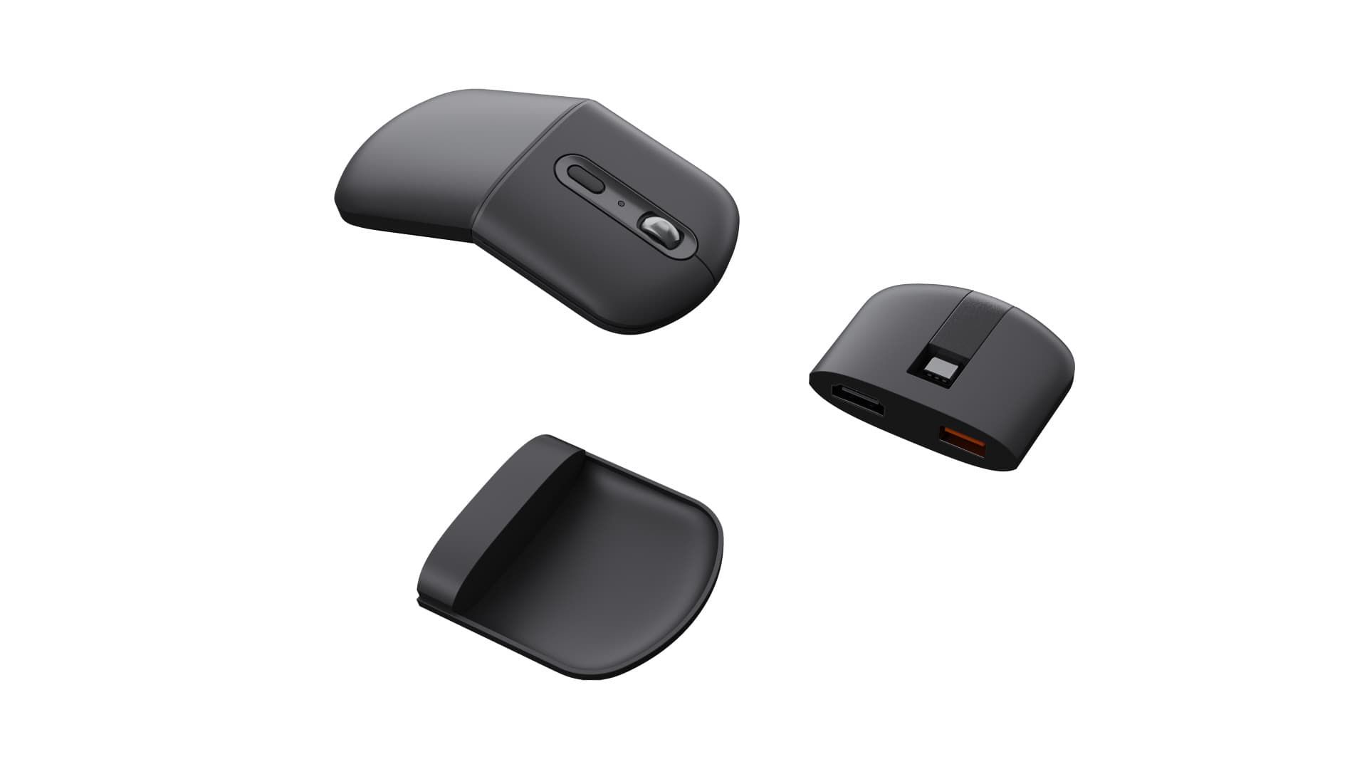 هاب سفری ماوس ماژولار لنوو Lenovo AdaptX Mouse