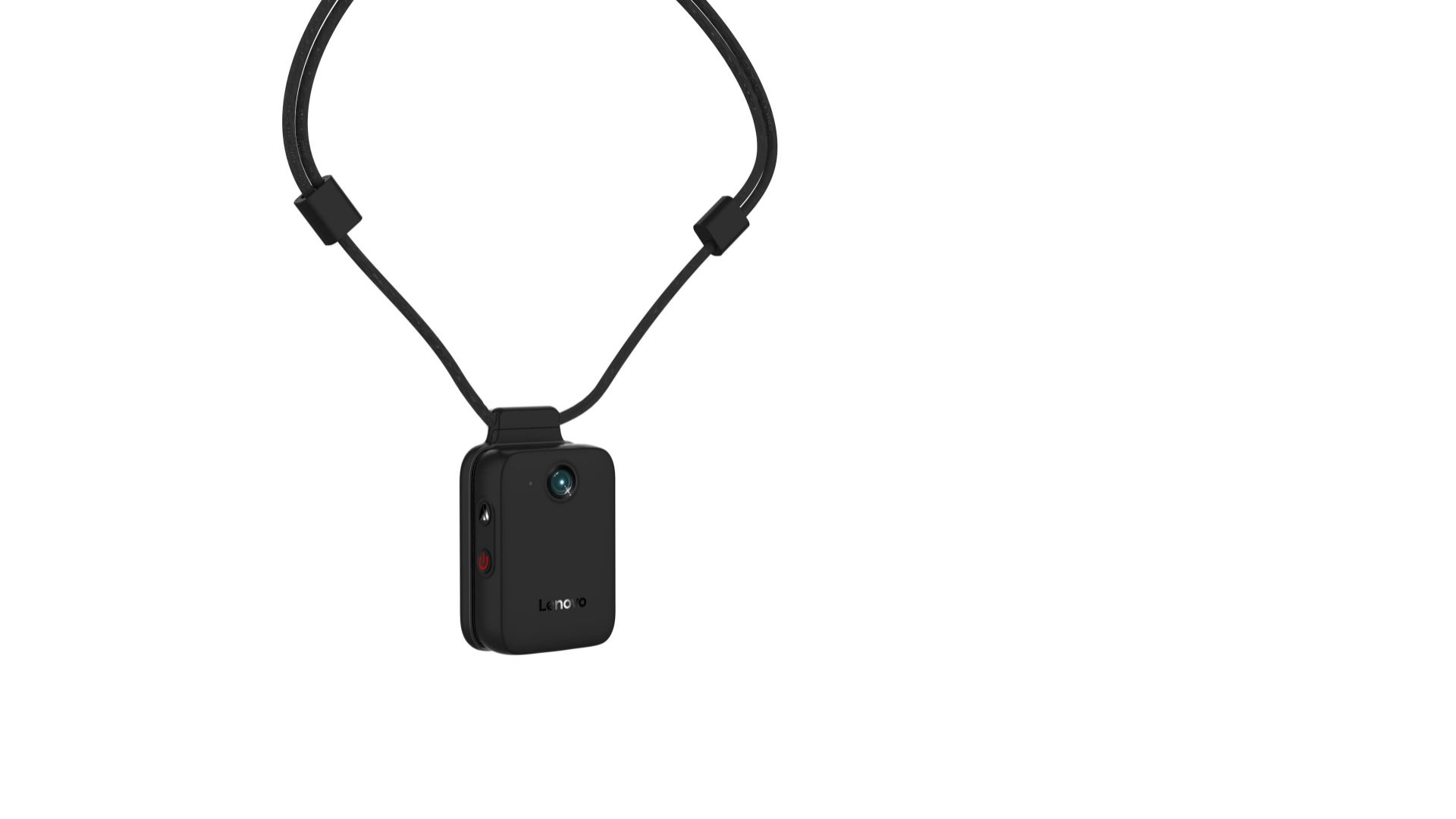 آویز سفری هوش مصنوعی لنوو / Lenovo AI Travel Set Pendant به رنگ مشکی