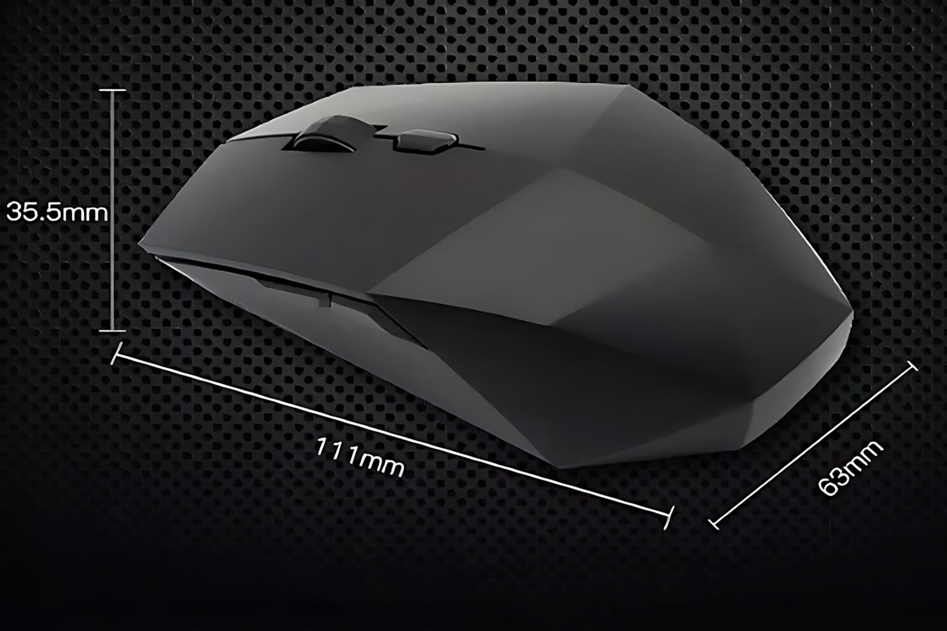 ابعاد ماوس لنوو Lenovo Black Diamond 2