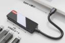 درگاه Type-A هاب USB-C لنوو 4 پورت مدل C602