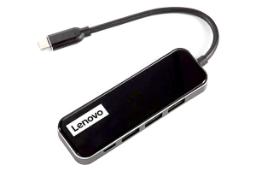 نمای جلوی هاب USB-C لنوو 4 پورت مدل EC04