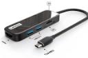 درگاه USB.03 هاب USB-C لنوو 5 پورت مدل EH05