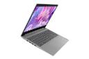 نمای نیمرخ لپ تاپ IdeaPad 3 15ITL05 لنوو و نمایش درگاه‌های لبه سمت چپ رنگ خاکستری