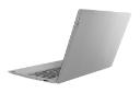نمای پنل پشت نمایشگر لپ تاپ IdeaPad 3 15ITL05 لنوو و نمایش لوگو و درگاه‌های لبه سمت راست رنگ خاکستری