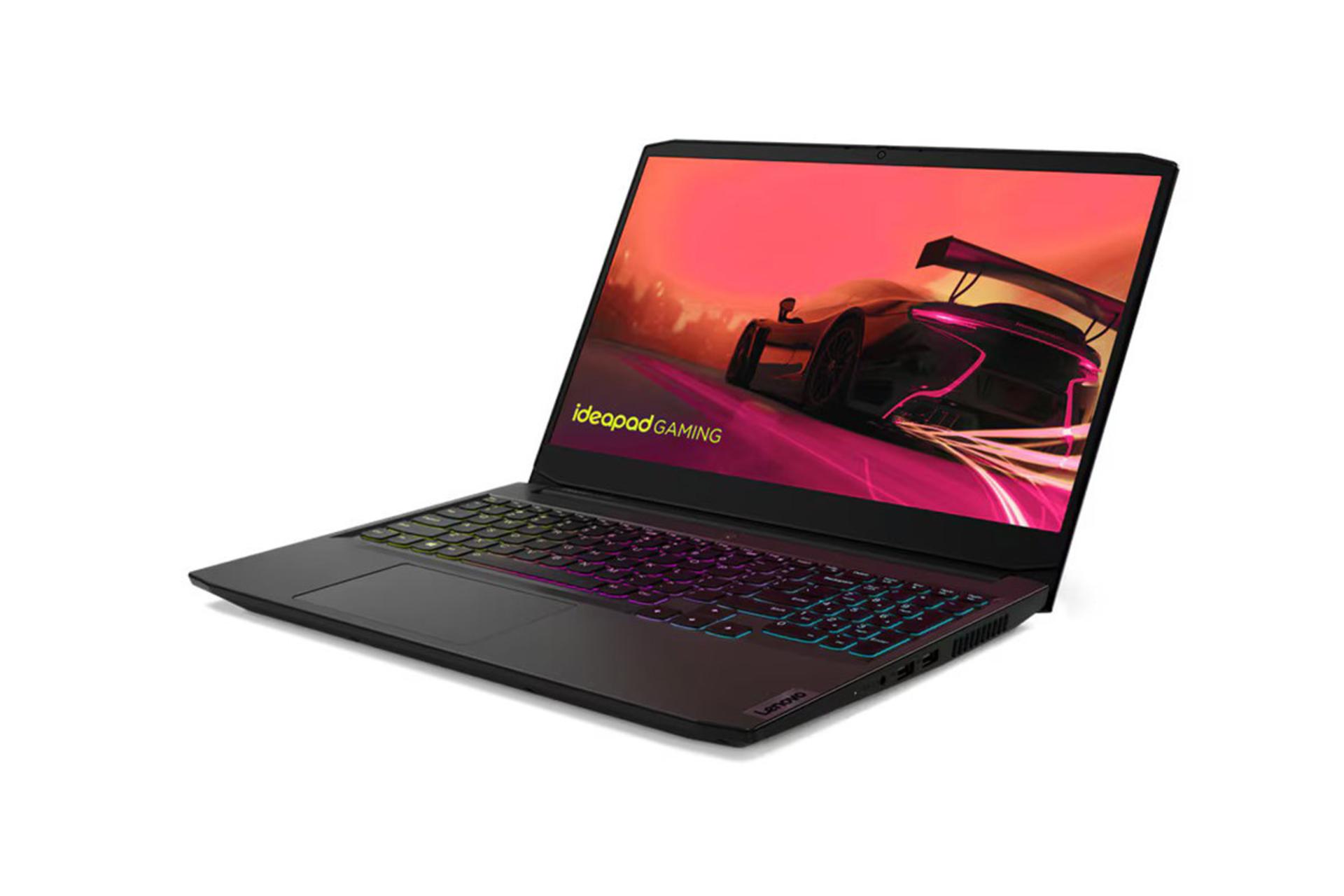 لپ تاپ لنوو Lenovo IdeaPad Gaming 3 15ACH6 نمای راست و درگاه ها