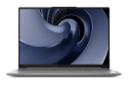 نمای رو به روی لپ تاپ IdeaPad Pro 5 16IMH9 لنوو با نمایشگر روشن و نمایش لبه جلو