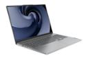 نمای نیمرخ لپ تاپ IdeaPad Pro 5 16IMH9 لنوو با نمایش لبه کیبورد و ترک پد و درگاه های لبه سمت چپ