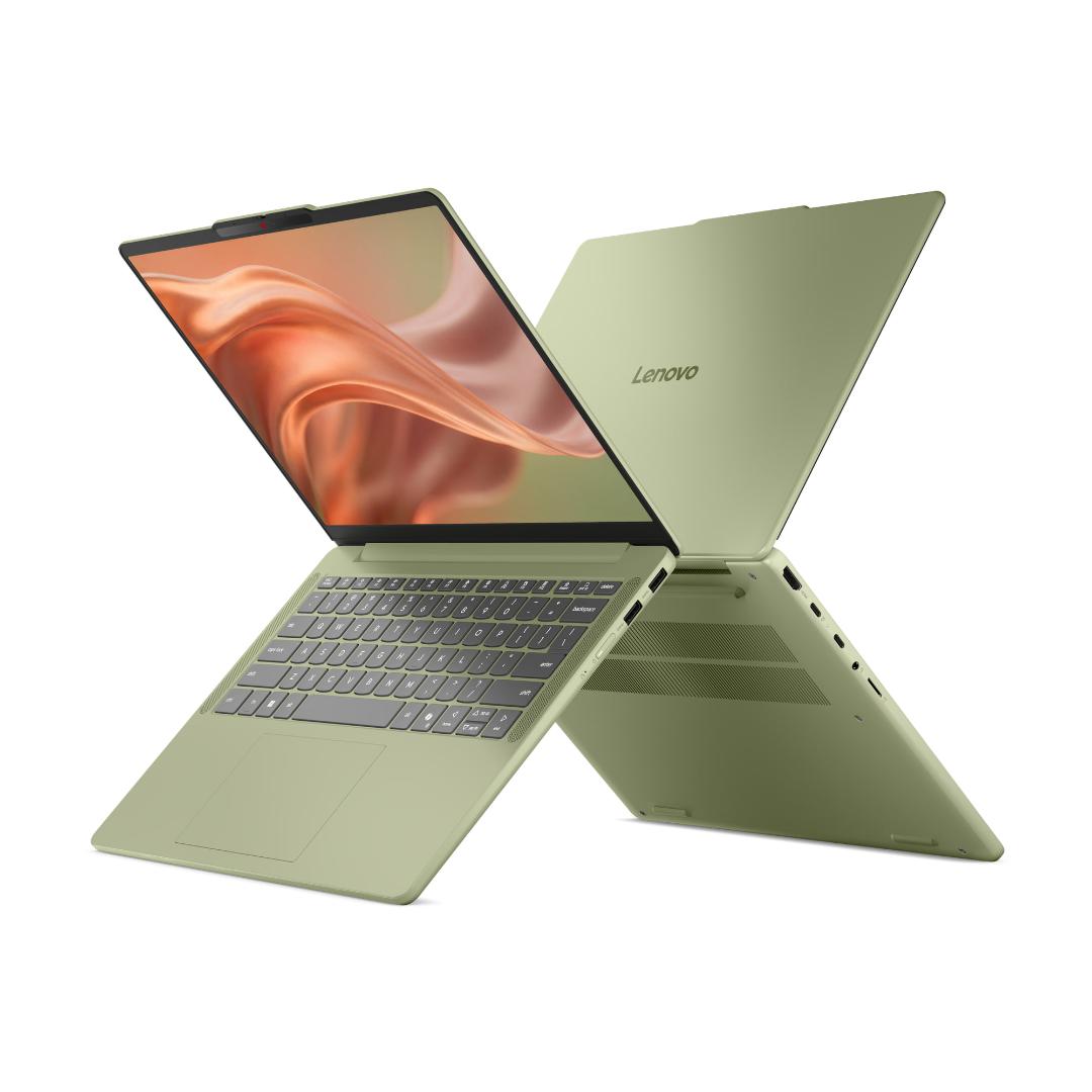 لپ‌تاپ لنوو (Lenovo) مدل آیدیاپد وایب با بدنه سبز رنگ