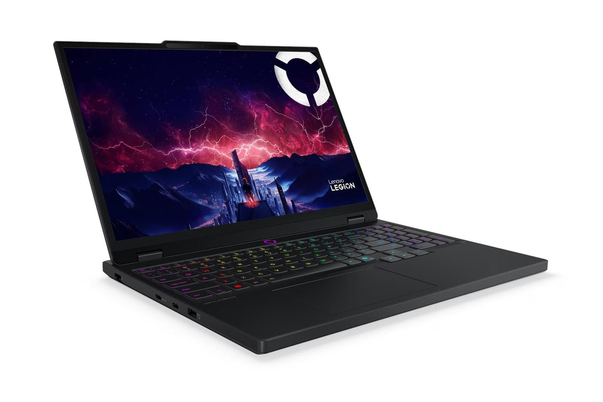 لپ تاپ لنوو Lenovo Legion 5 15AKP10 نمای جلو و چپ