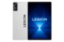 نمای کلی تبلت Legion Y700 لنوو نسل چهارم / Lenovo Legion Y700 Gen 4 با نمایشگر روشن و نمایش لوگو و دوربین پنل پشت