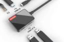 درگاه‌های هاب USB-C لنوو 4 پورت مدل LP0802