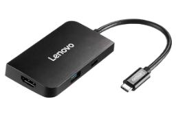 نمای جلوی هاب USB-C لنوو 5 پورت مدل S705
