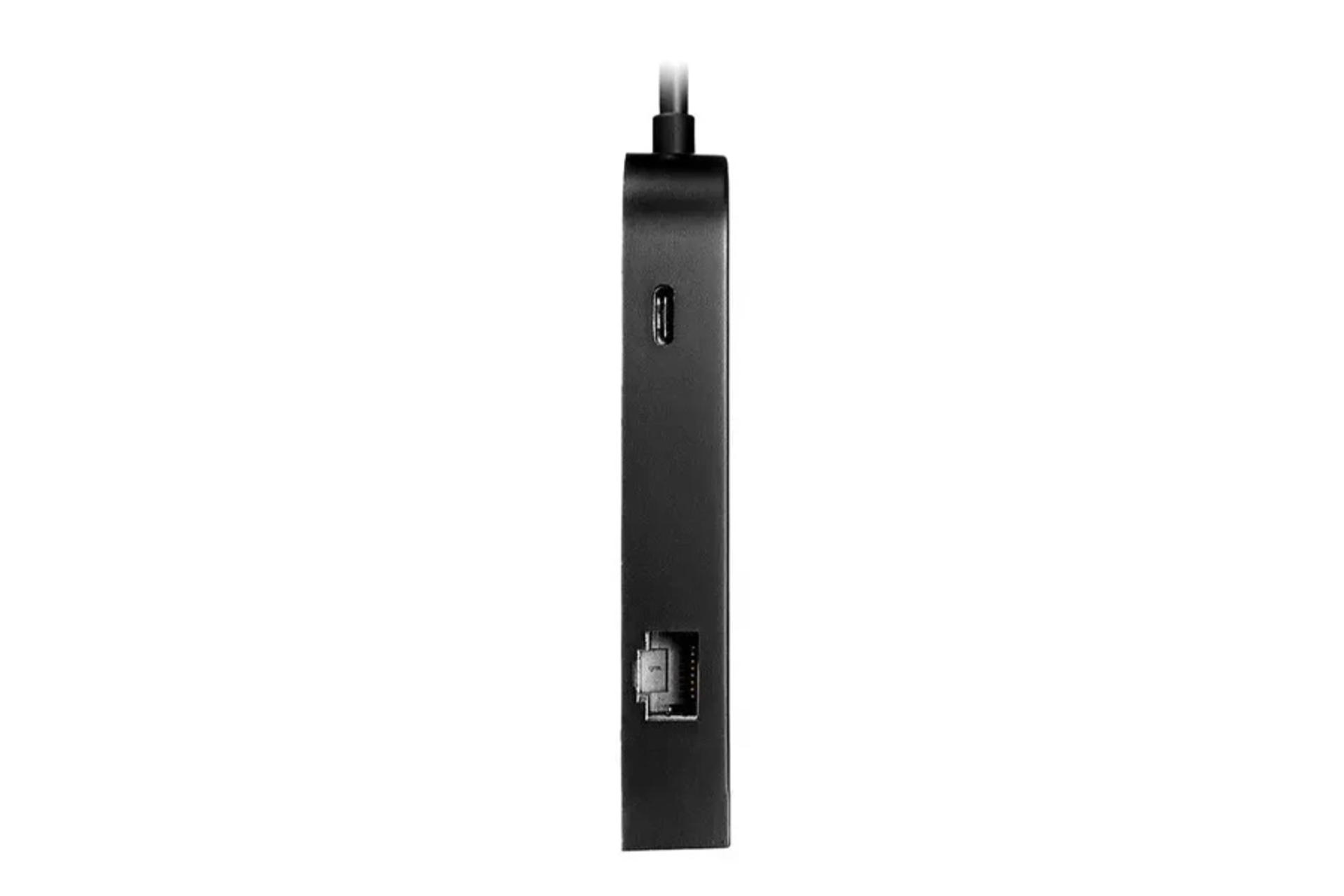 نمای کنار هاب USB هاب USB-C لنوو 7 پورت مدل S707