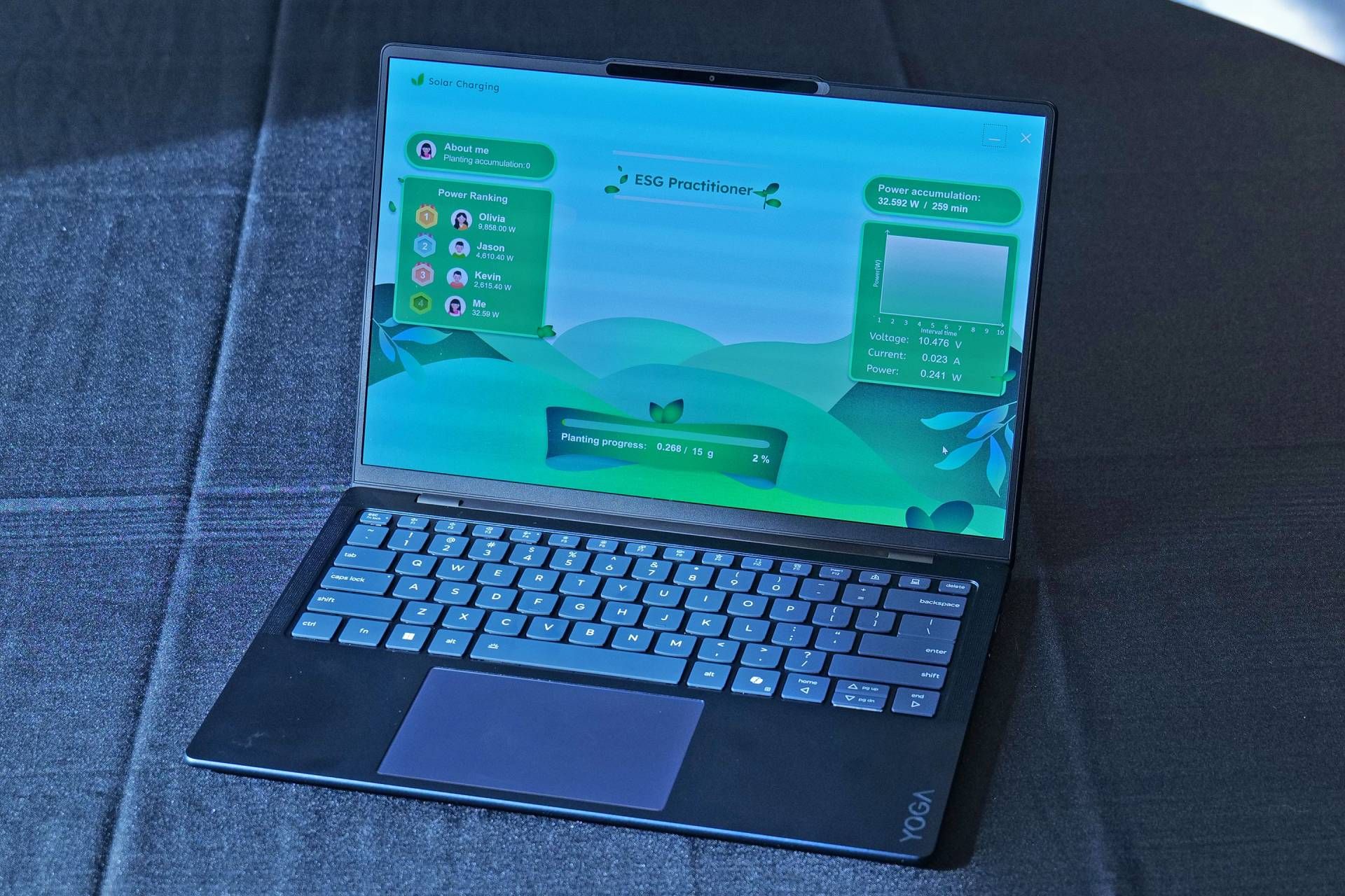 لپ تاپ لنوو Solar PC با پنل خورشیدی